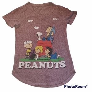 Peanuts Snoopy Charlie Brown Tee T Shirt sz XS